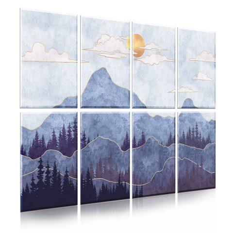 Ruonin.X Decorative Acoustic wall Art panels,Sound Absorbing foam panels.