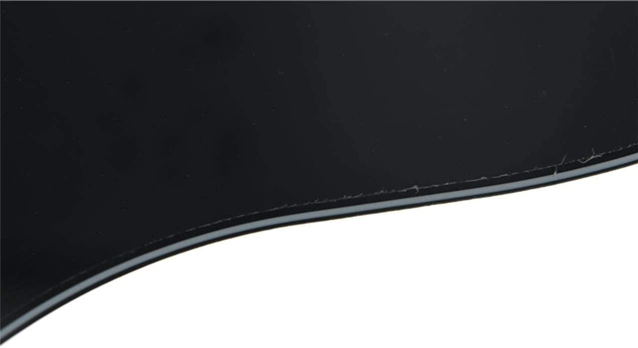Dopro 8 Hole Tele Guitar Pickguard Scratch Plate fits USA/Mexican FD Telecaster Black 3 Ply