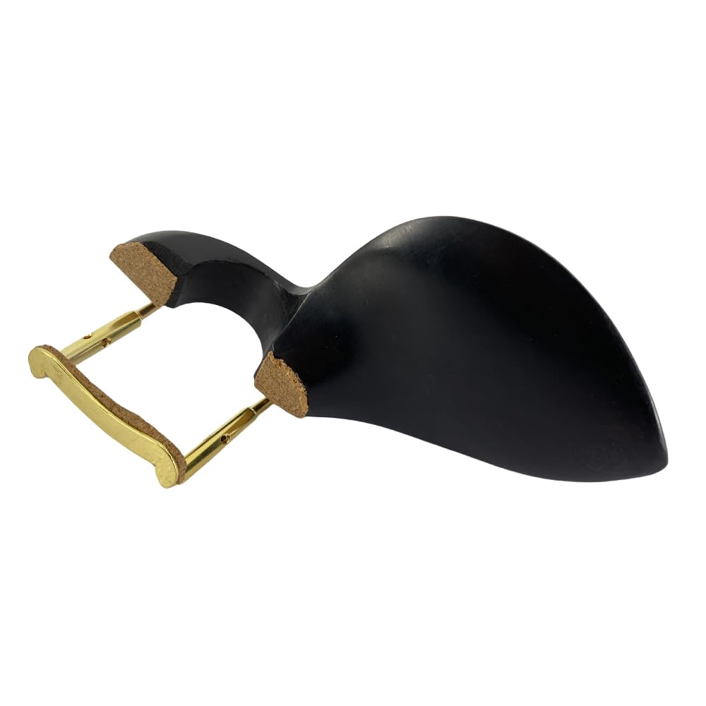 Violin Chin Rest 4/4 Full Size Ebony Wood Violin Bracket With Chin rest Clamp Fiddle Right Hand