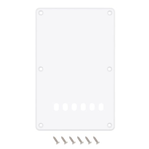 Banworks ST Backplate 6-Hole Beveled Edge 1-Ply Guitar Tremolo Cavity Cover