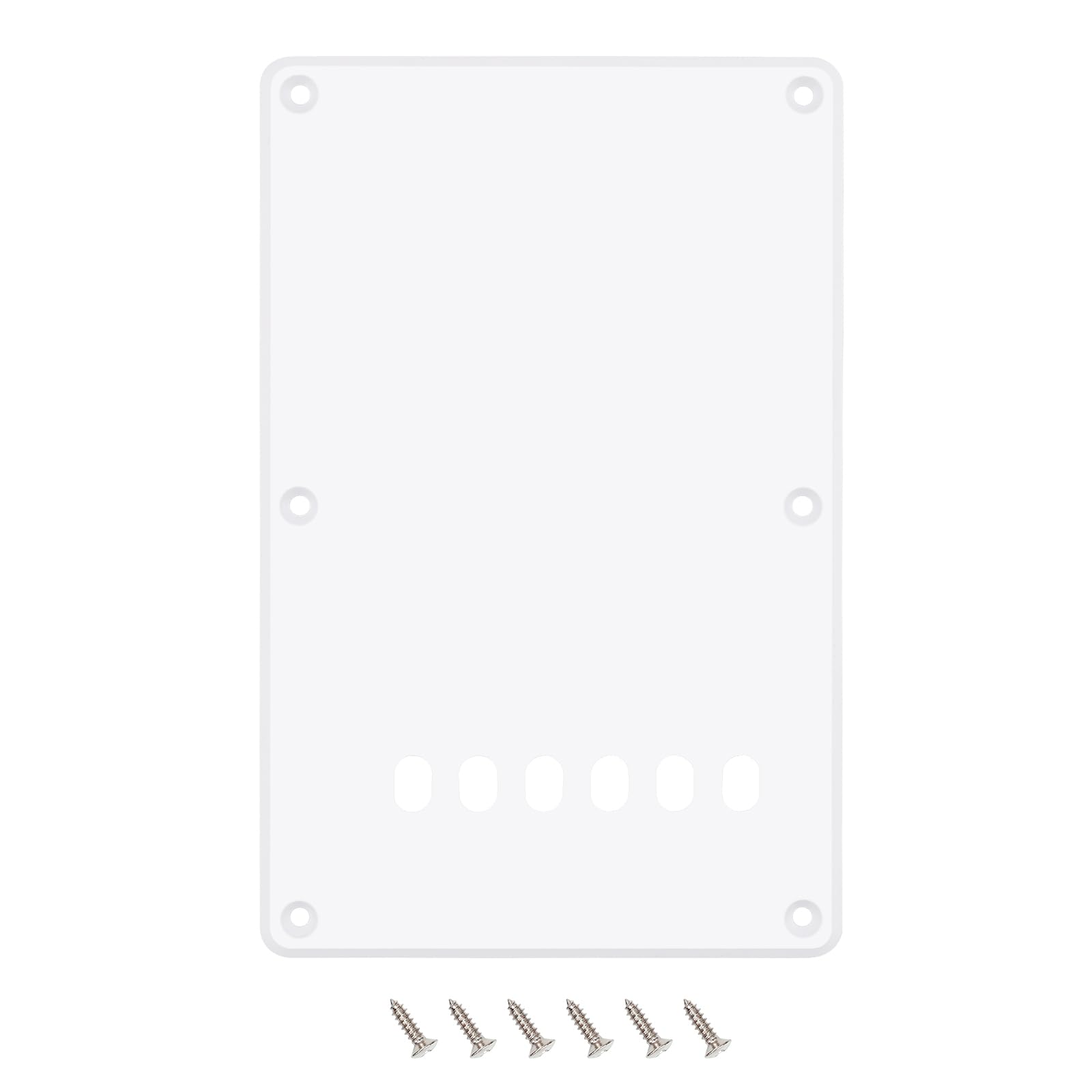 Banworks ST Backplate 6-Hole Beveled Edge 1-Ply Guitar Tremolo Cavity Cover
