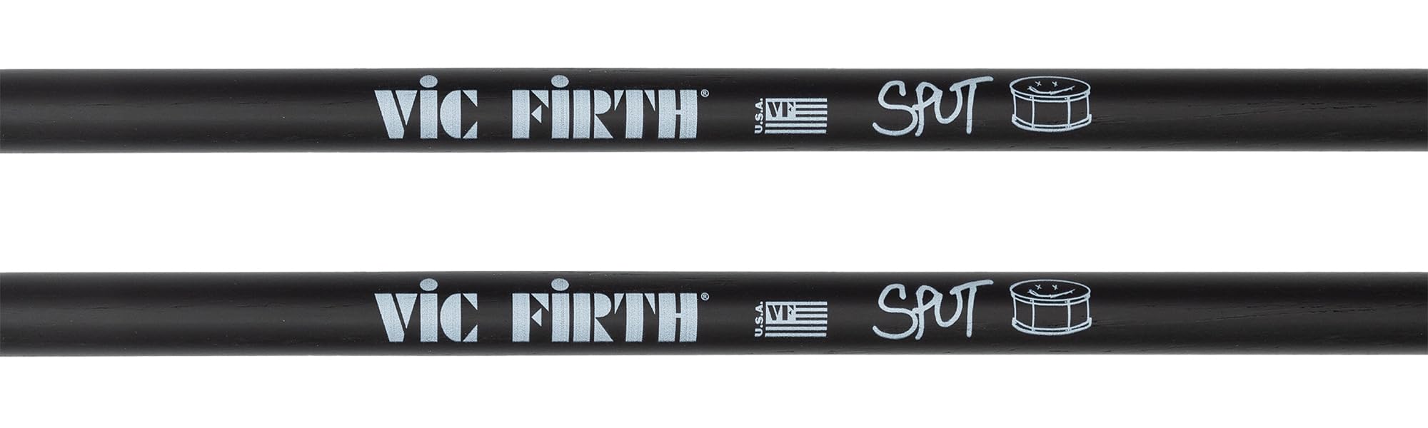 Vic Firth SPUT Signature Series Robert Sput Searight Drumsticks – 3-Pack Bundle with Austin Bazaar Polishing Cloth