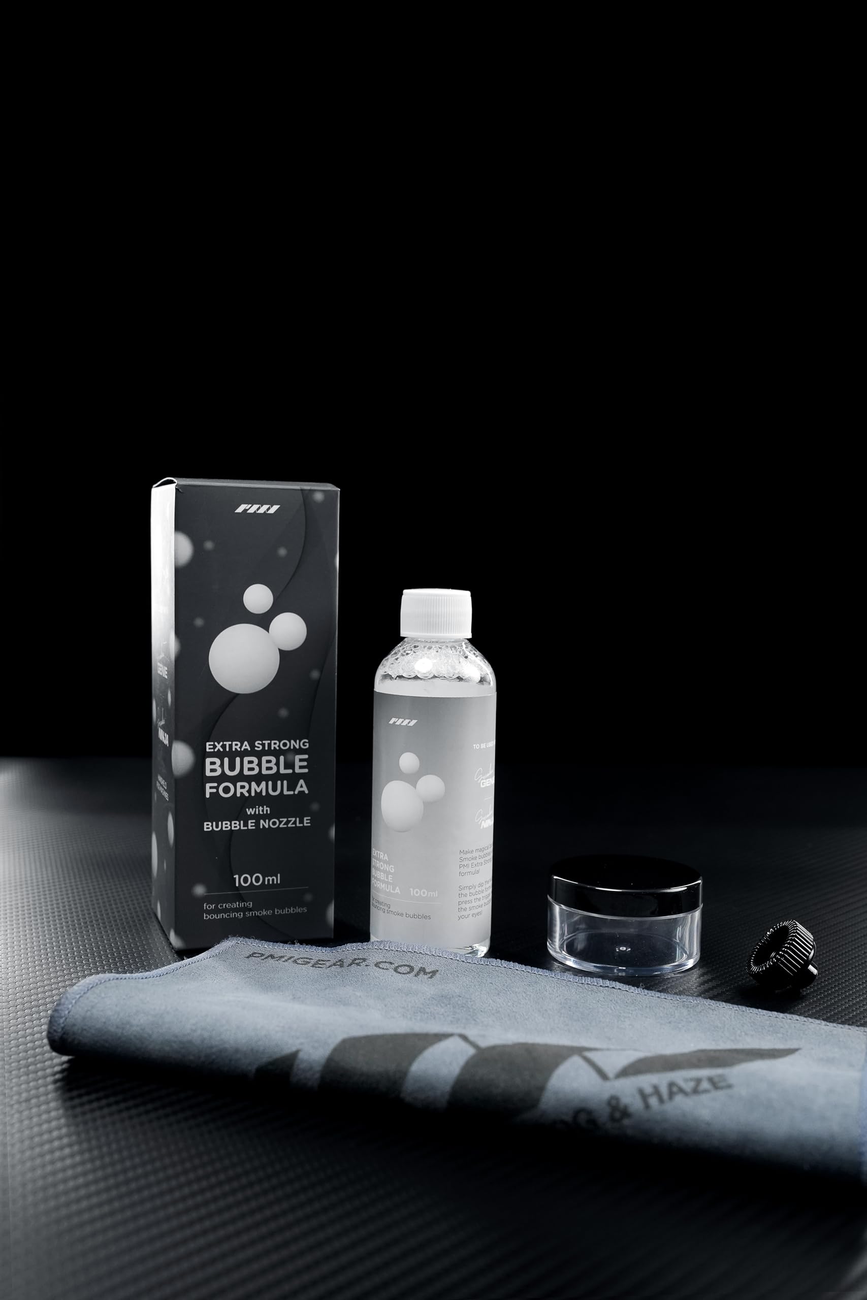 Bubble Nozzle Kit ONLY for PMI SmokeNINJA PRO Series, including Bubble Solution 100ml,Bubble Dish,Cleaning Cloth, and Bubble Nozzle