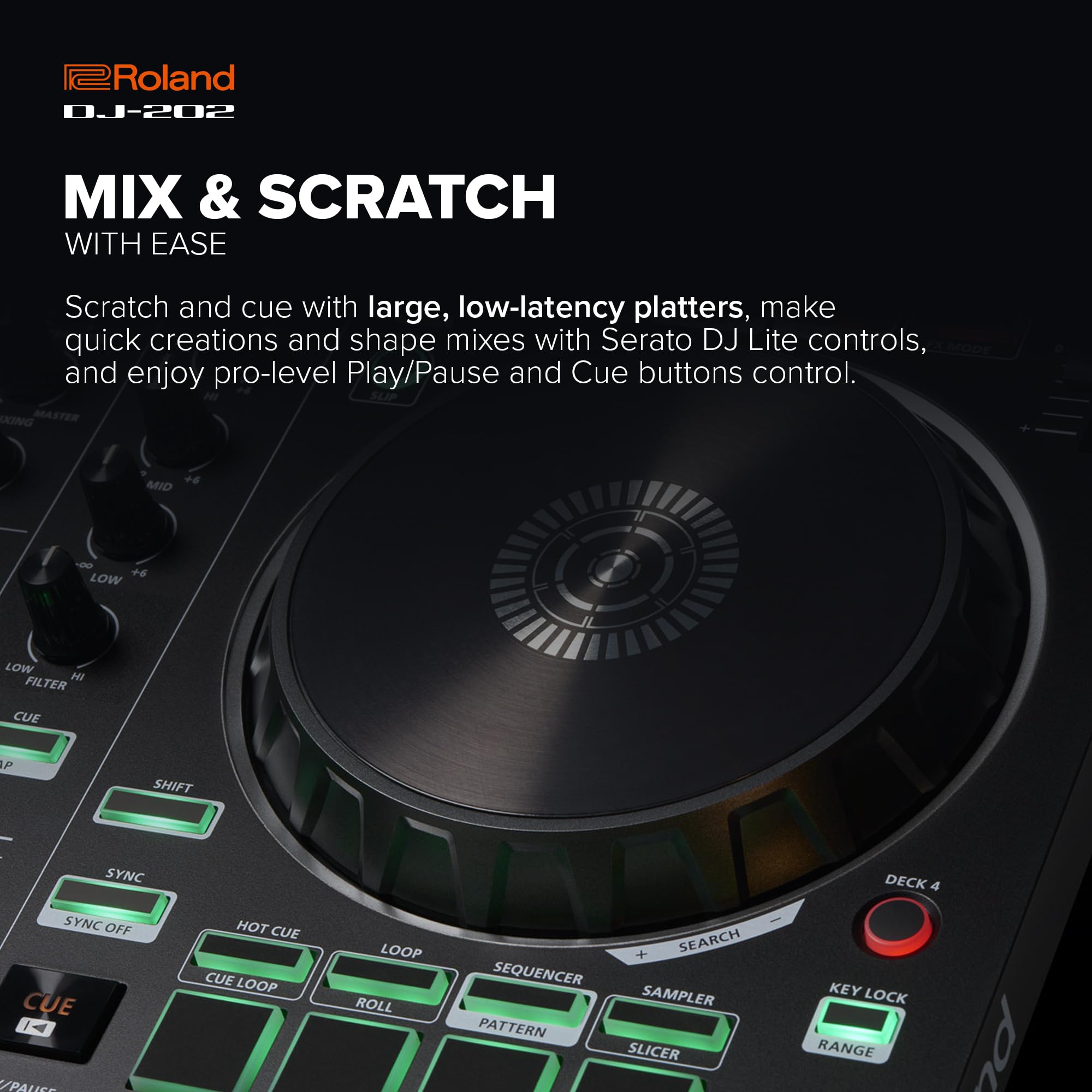 Roland DJ-202 Compact DJ Controller