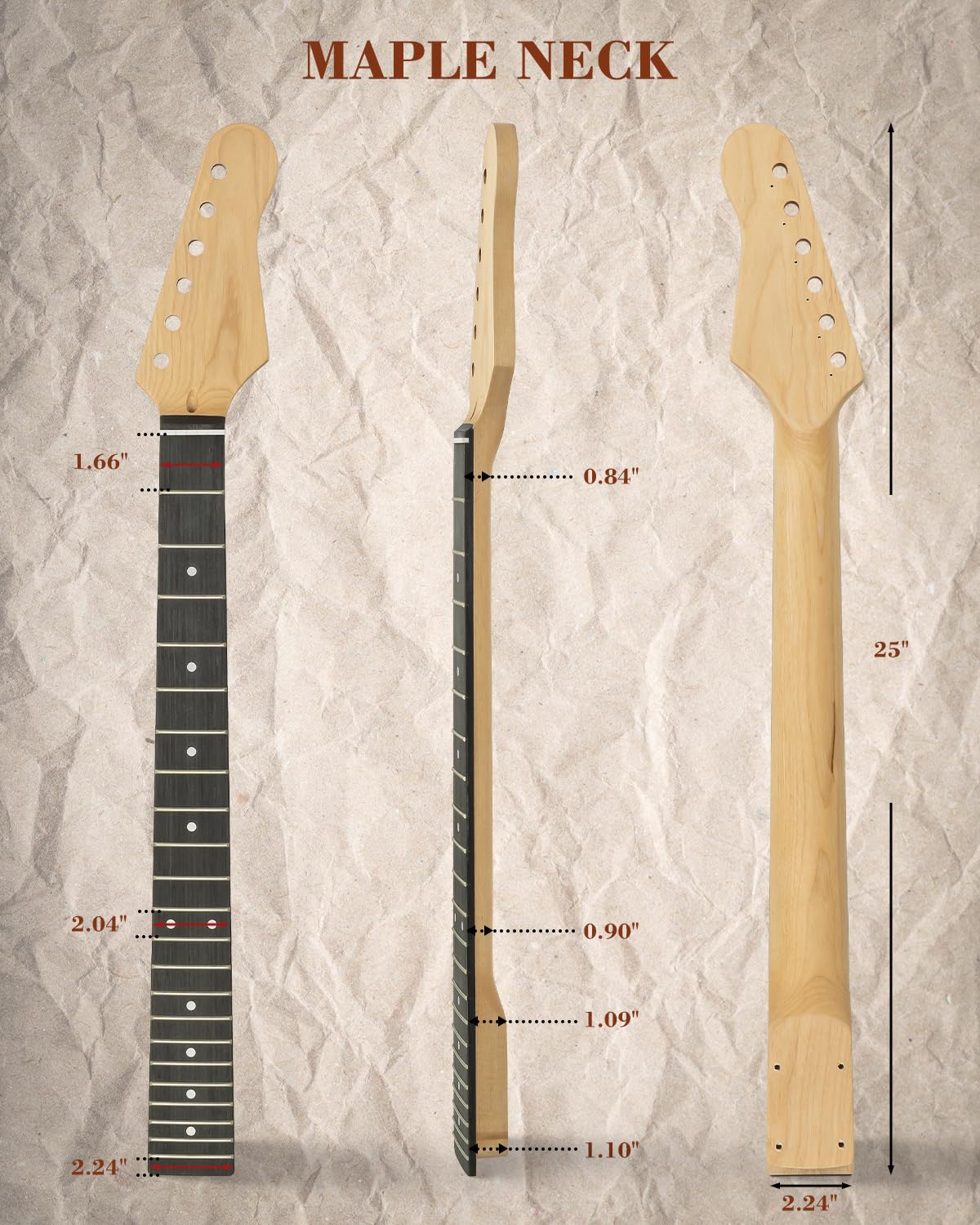 STRICH DIY Electric Guitar Kit ST Full Size