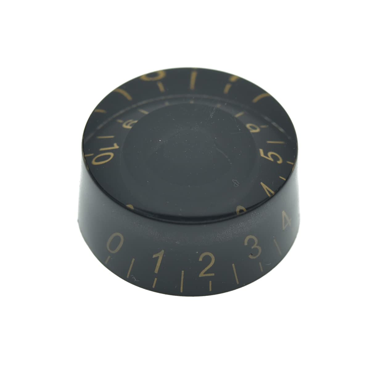 Dopro 4pcs Black with Gold Number Guitar Speed Dial Knobs Control Knob fits LP Guitar