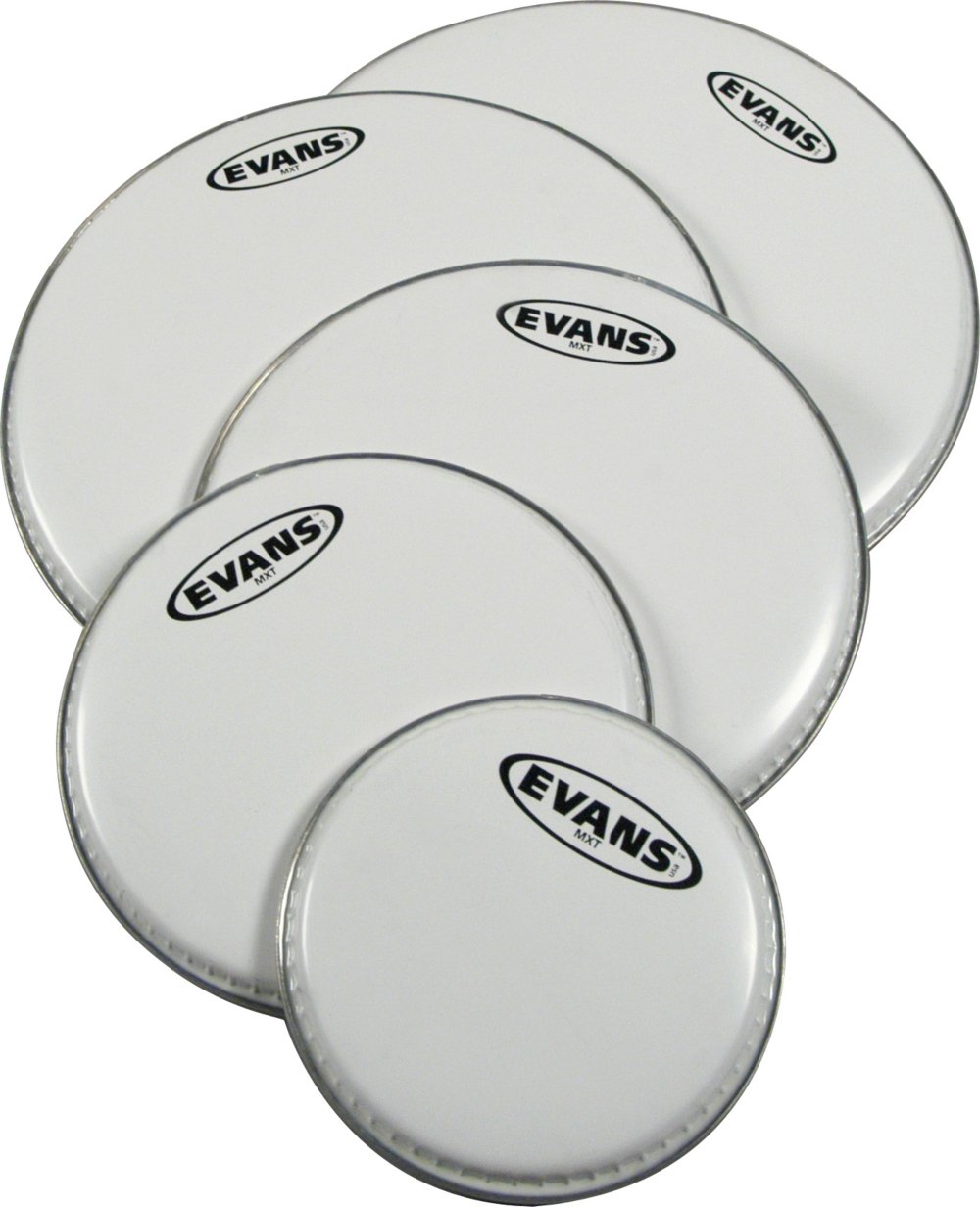 Evans MX White Marching Tenor Drum Head, 12 Inch