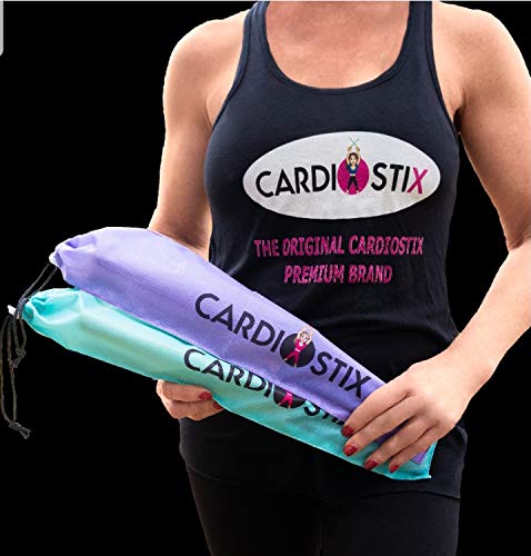 CardioStix Bundle 8oz Highest-Weighted (1 PAIR YOU CHOOSE) Premium American Hickory Wood Cardio Drum Sticks | For Drumming, Fitness, Aerobic Class, Exercises