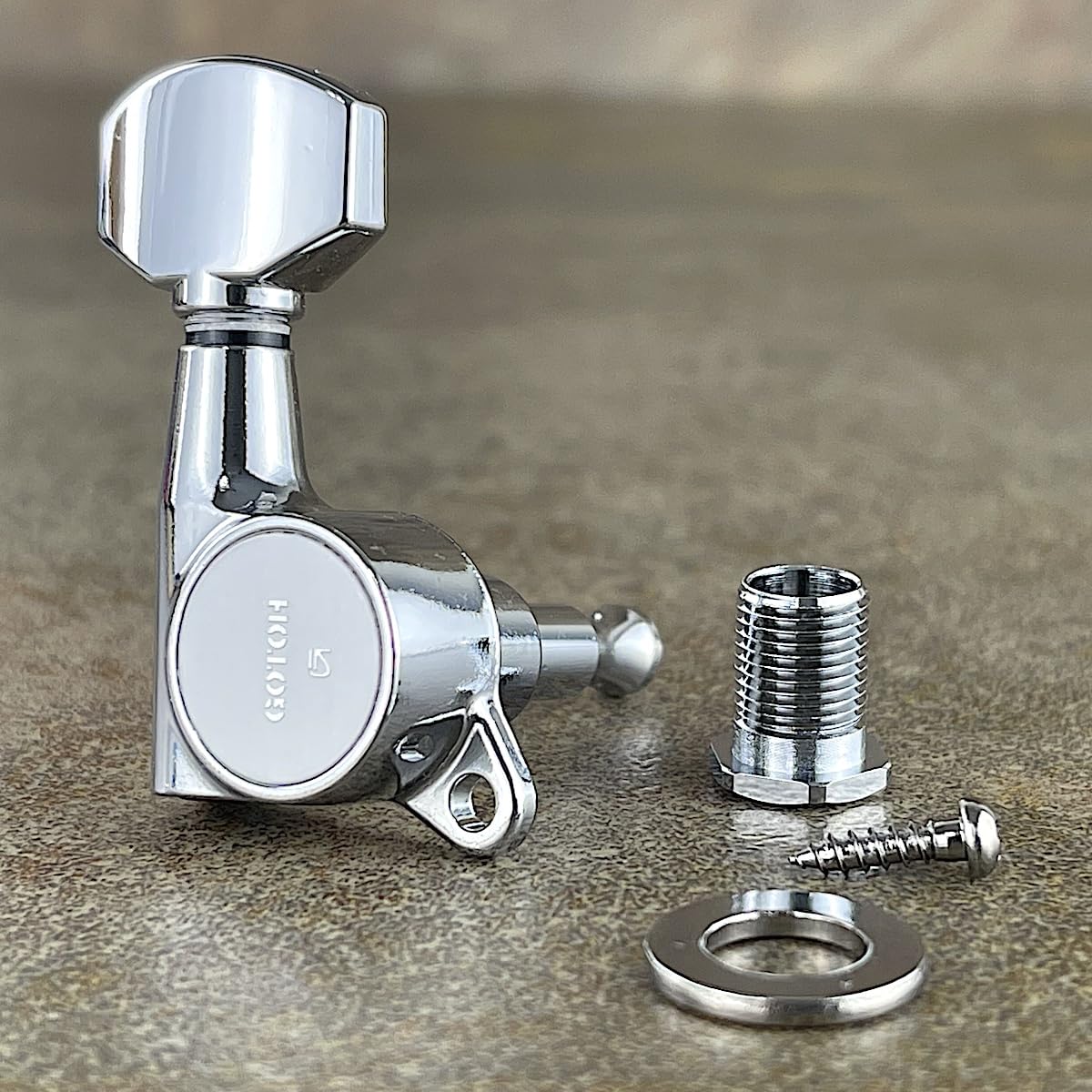 Gotoh Schaller-style Knob Chrome Tuners (6-in-a-line)