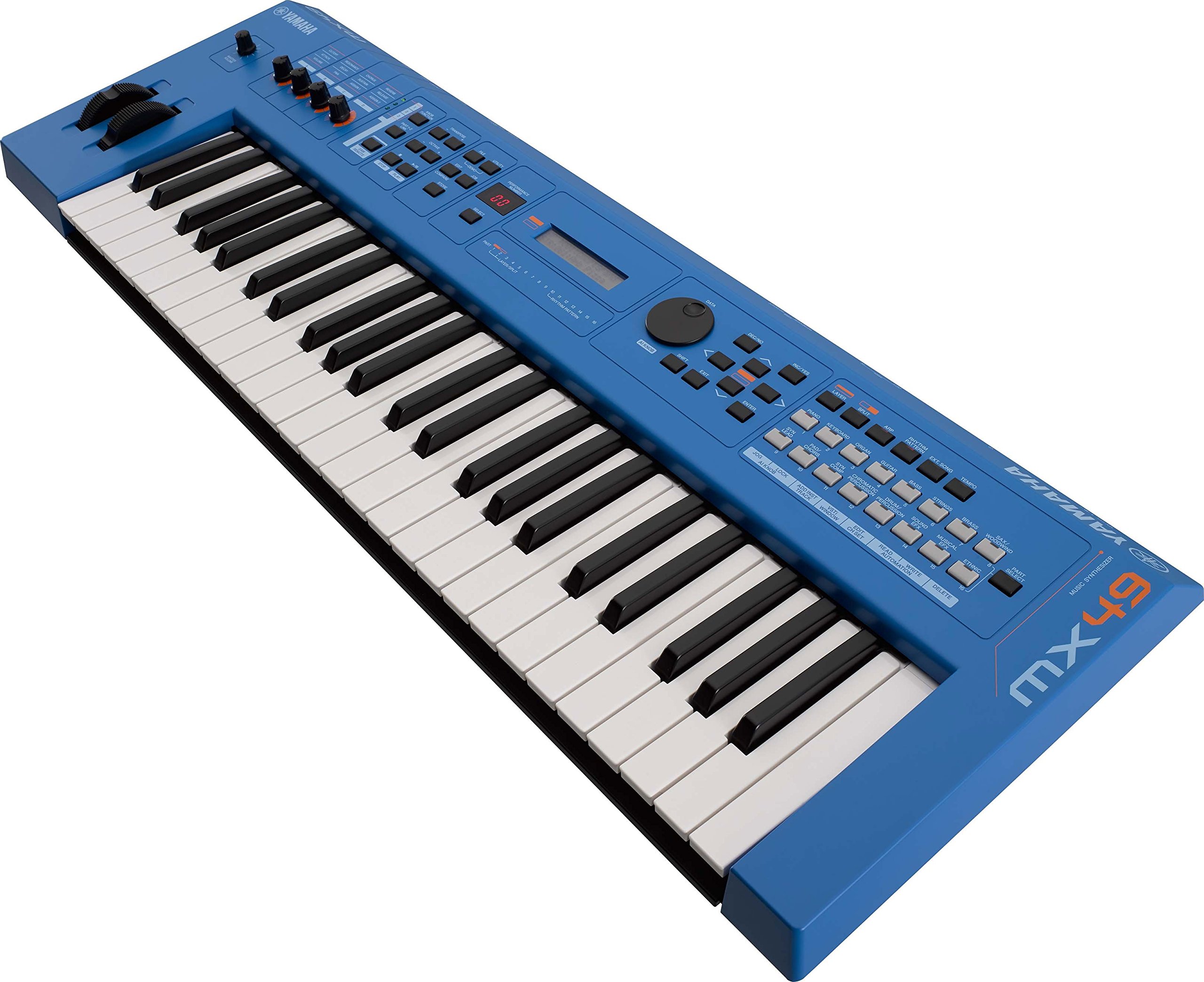 Yamaha MX49BU MX49 Music Production Synthesizer, Blue