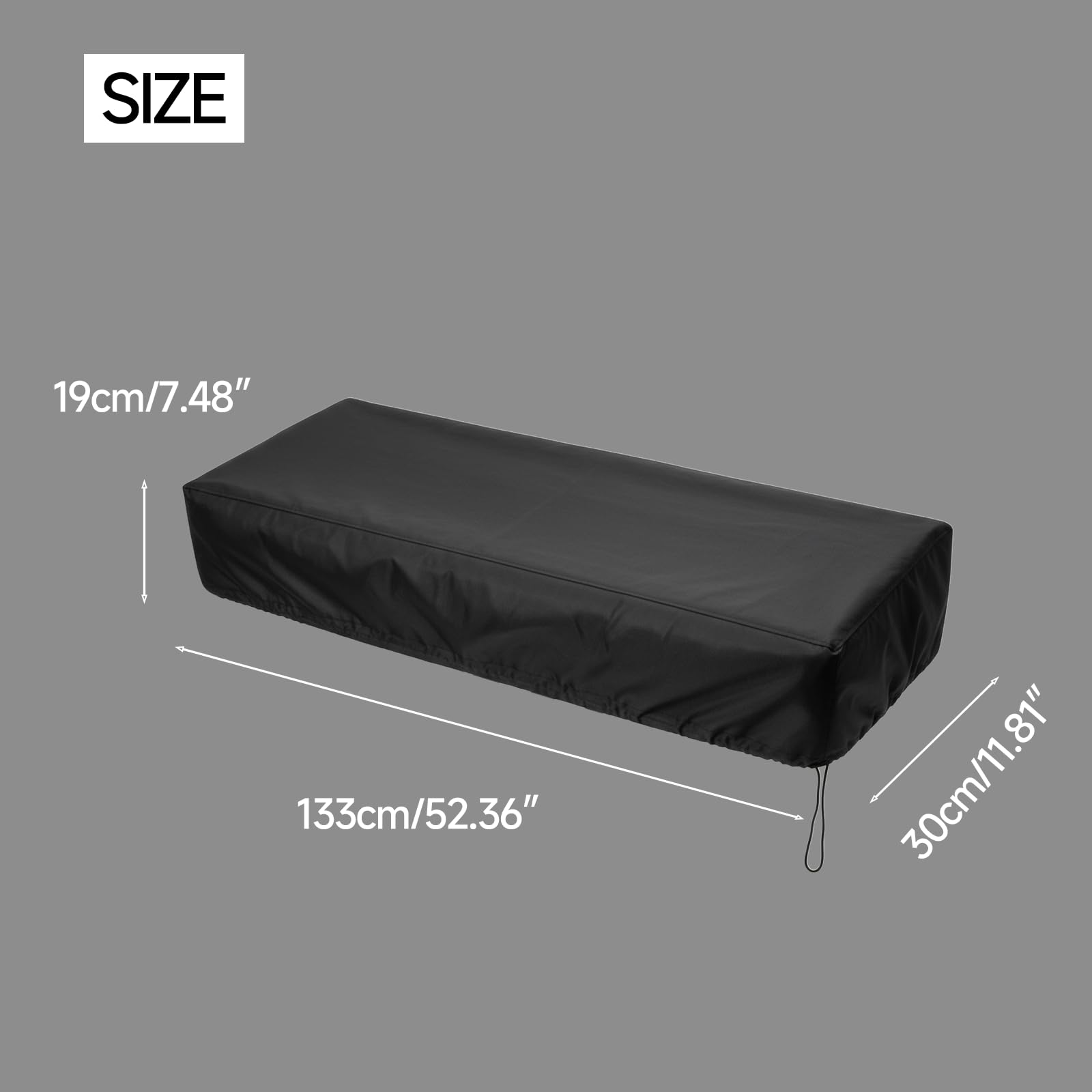 CashBeat 88 Key Piano Keyboard Dust Cover Waterproof Stretchy
