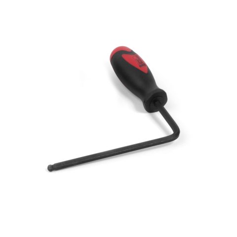 StewMac Soundhole Truss Rod Wrench, 5mm, single-bend, 4-1/2″ reach
