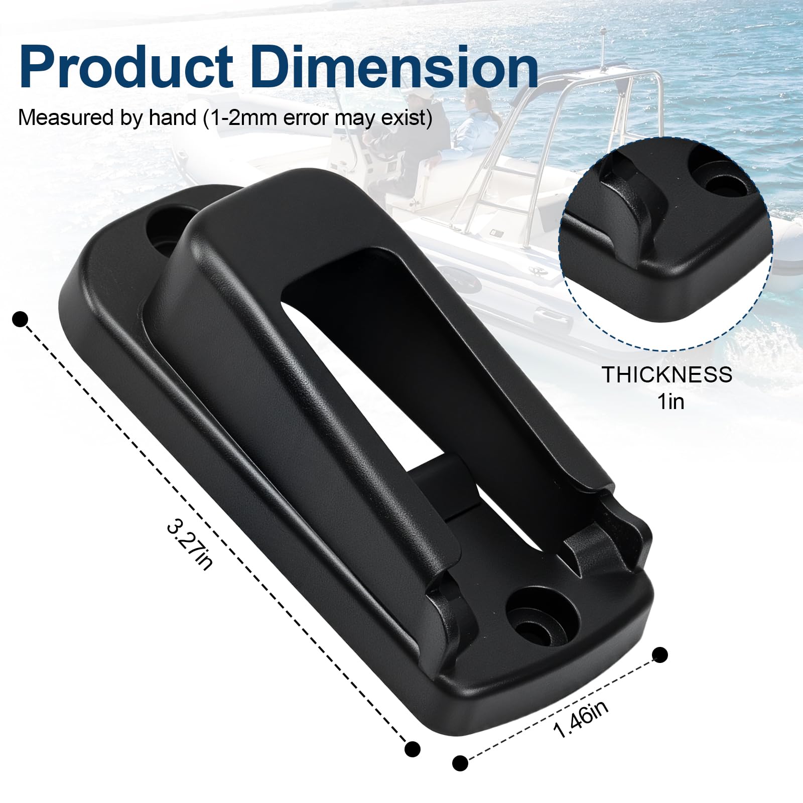 VHF Handheld Radio Hanger Clip Replacement for Standard Horizon Handheld VHF Hangar Bracket SCH-11, Microphone Hanger Clip Fit for Standard Horizon HX890 HX870 HX40 and More, Hold Radio Secure