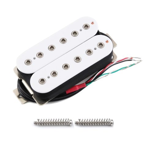FLEOR Double Coil Guitar Humbucker Pickups Ceramic Neck Pickup for Electric Guitar Pickup-White
