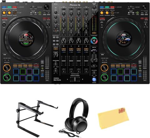 Pioneer DJ DDJ-FLX10 4-Channel Professional DJ Controller – Black