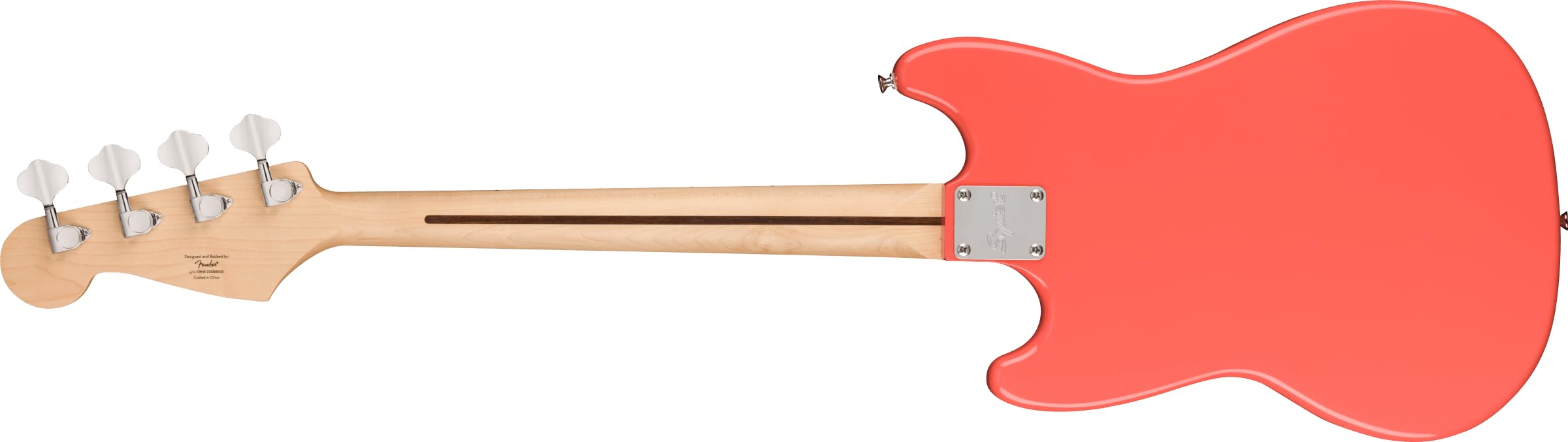 Squier Squier Sonic Bronco Bass, Tahitian Coral, Maple Fingerboard