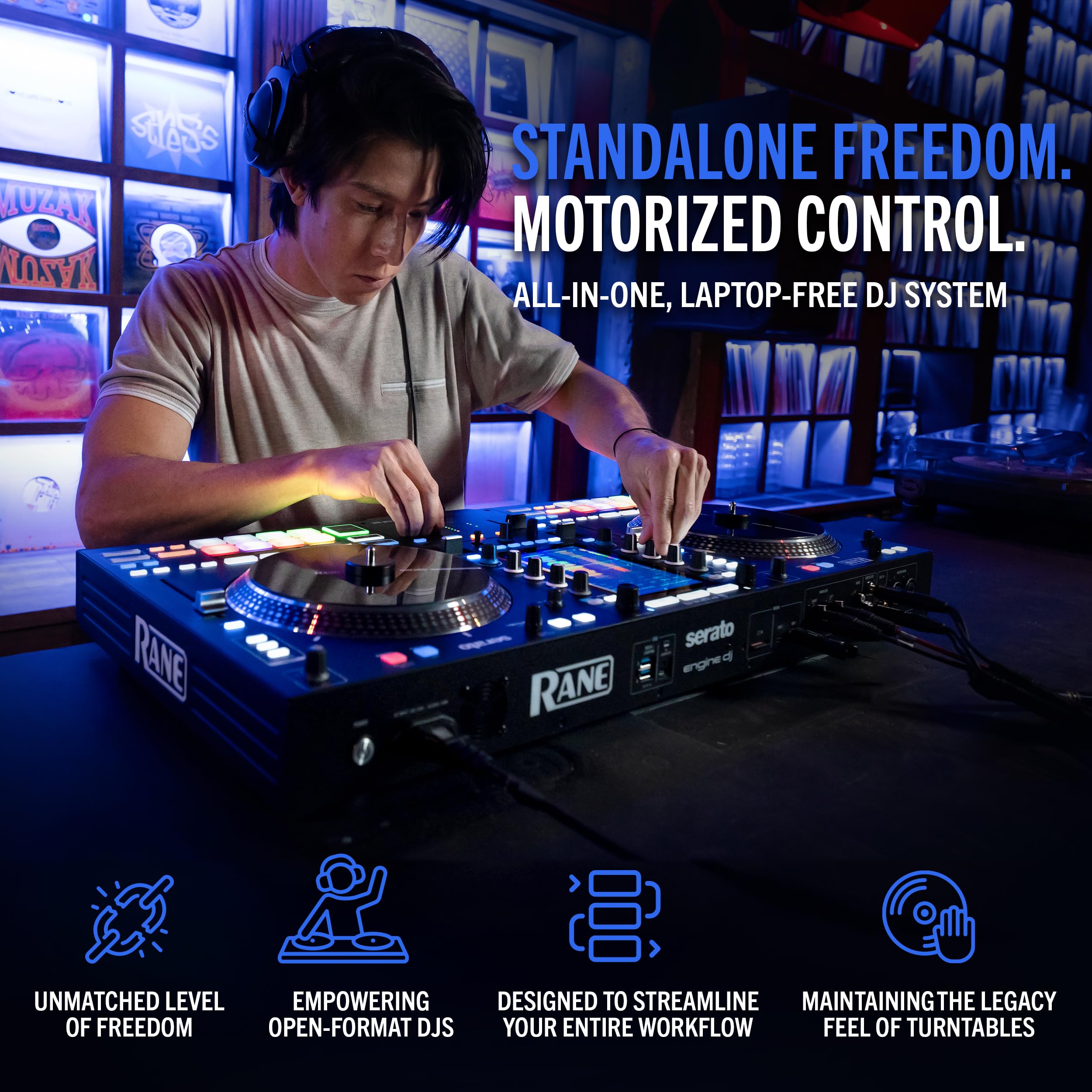 RANE SYSTEM ONE Motorized Standalone DJ Controller