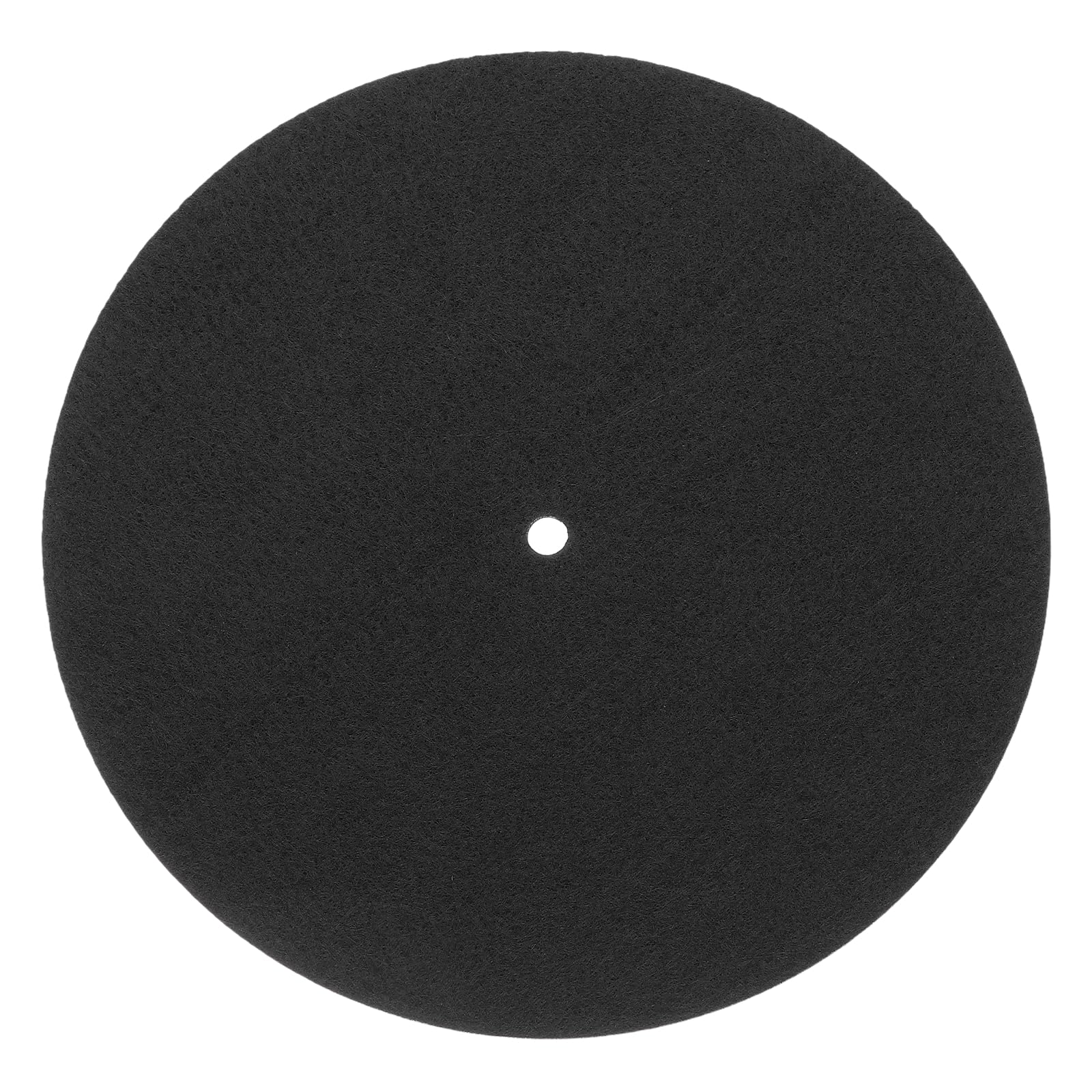 MECCANIXITY Record Player Mat, 7 Inch Turntable Mat 3mm Felt Turntable Pad for Vinyl Record Player, Black
