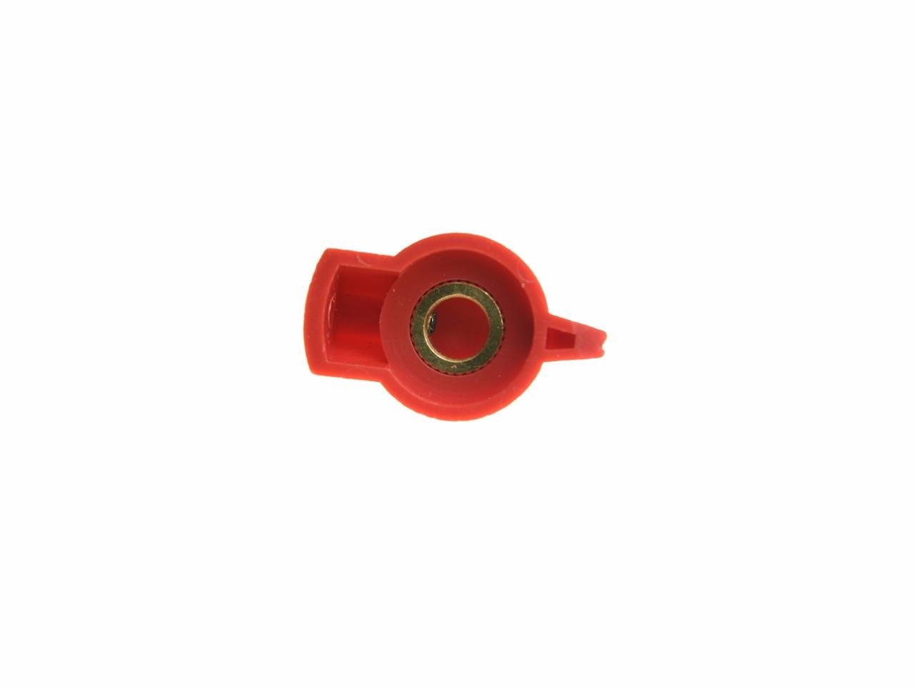 Dopro Pack of 12 Raised Vintage set screw Guitar AMP Chicken Head/Effect pointer Knob Red