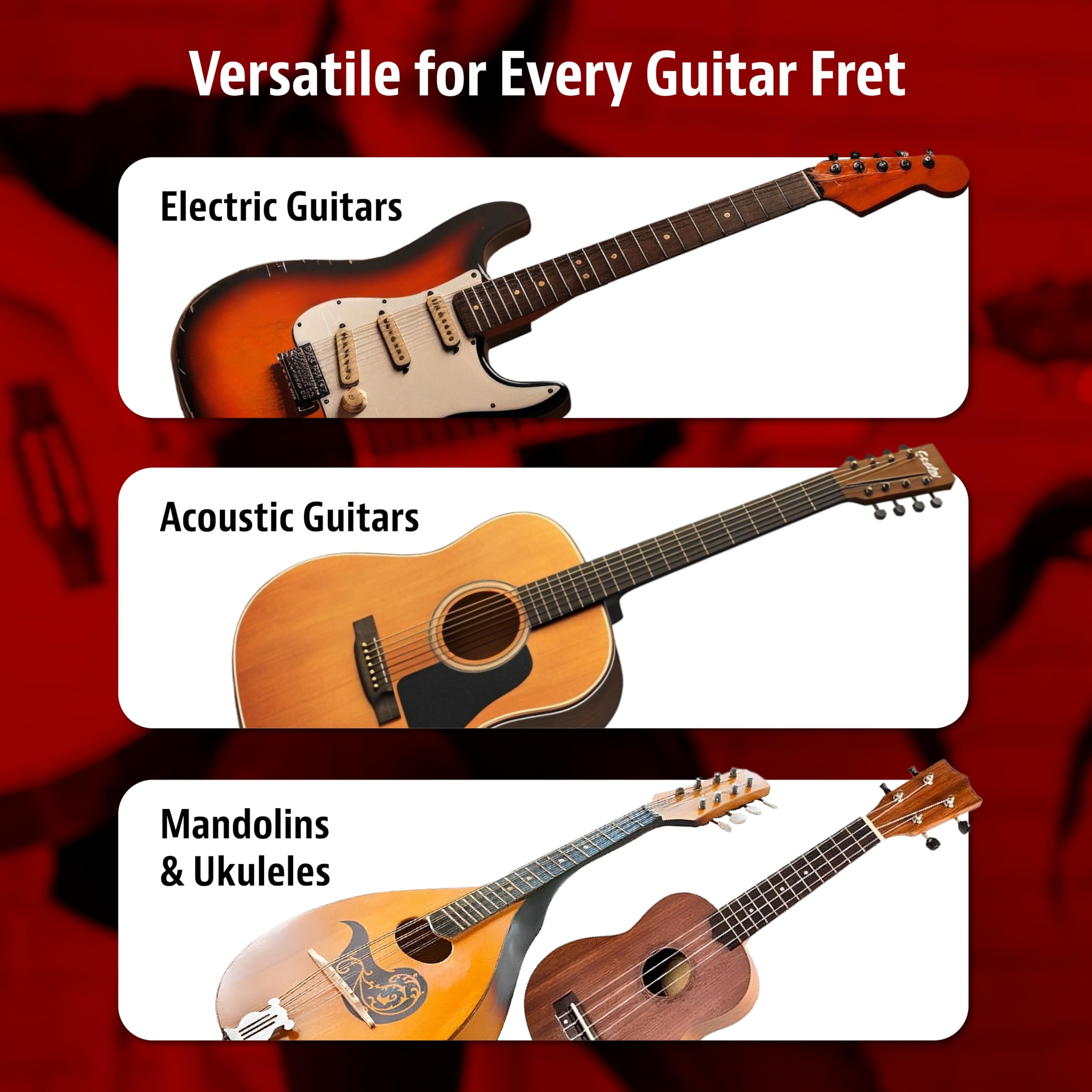 StewMac Safe Edge Z-File Guitar Fret Crowning File, Diamond Grit