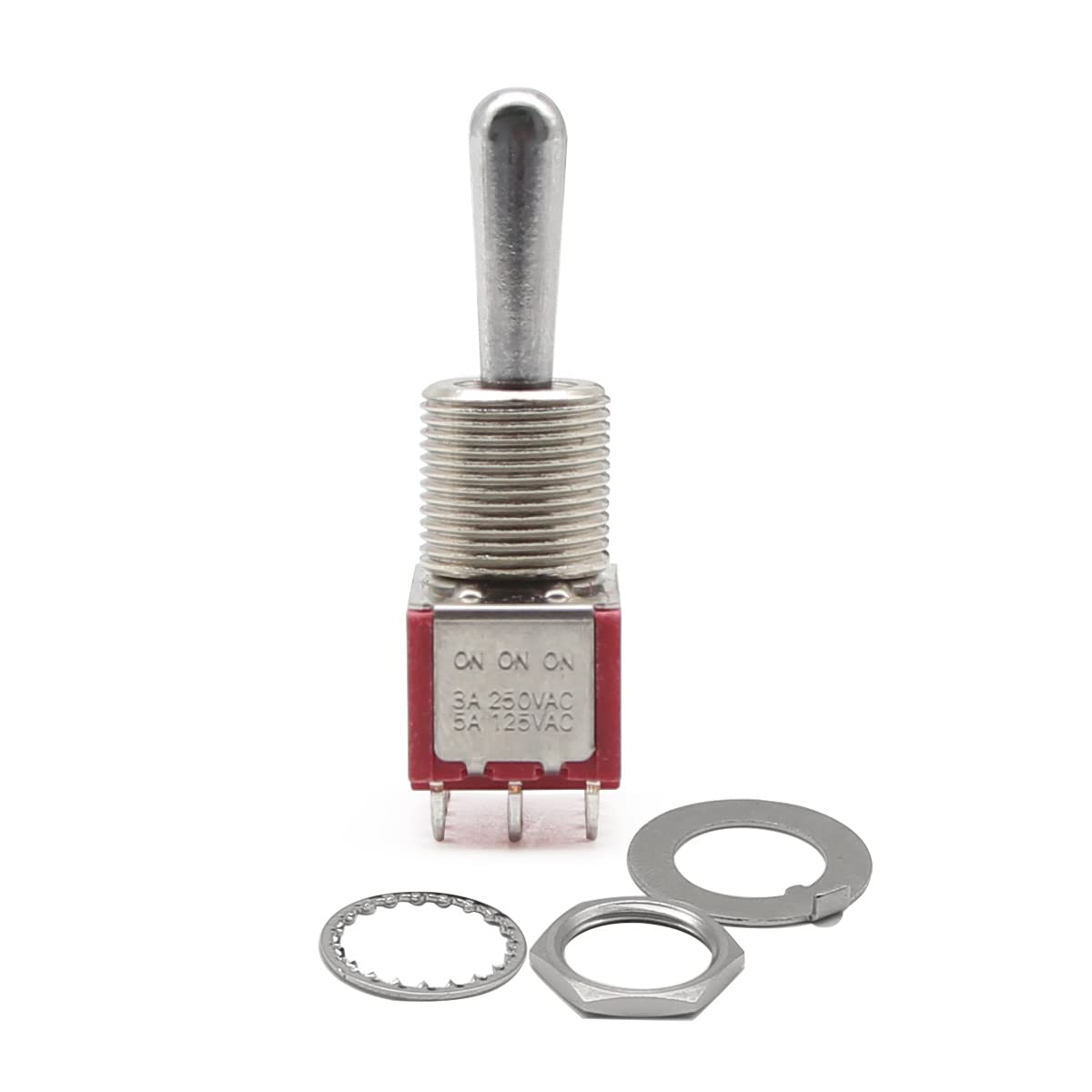 FLEOR Toggle Switch 3 Way on/on/on Toggle Switches 12 Pins Pickup Selector Switch