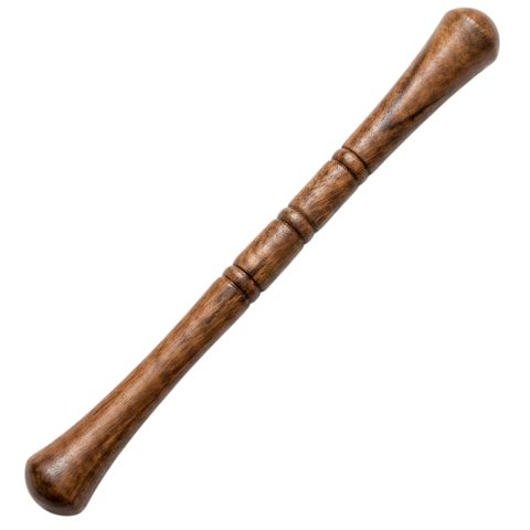 Bodhran Drum Tipper Stick — 9″ Double-Slope Rosewood Knob Beater, Solid Wood Percussion Mallet for Irish/Celtic Music — Professional Practice & Performance (HHB – 08)