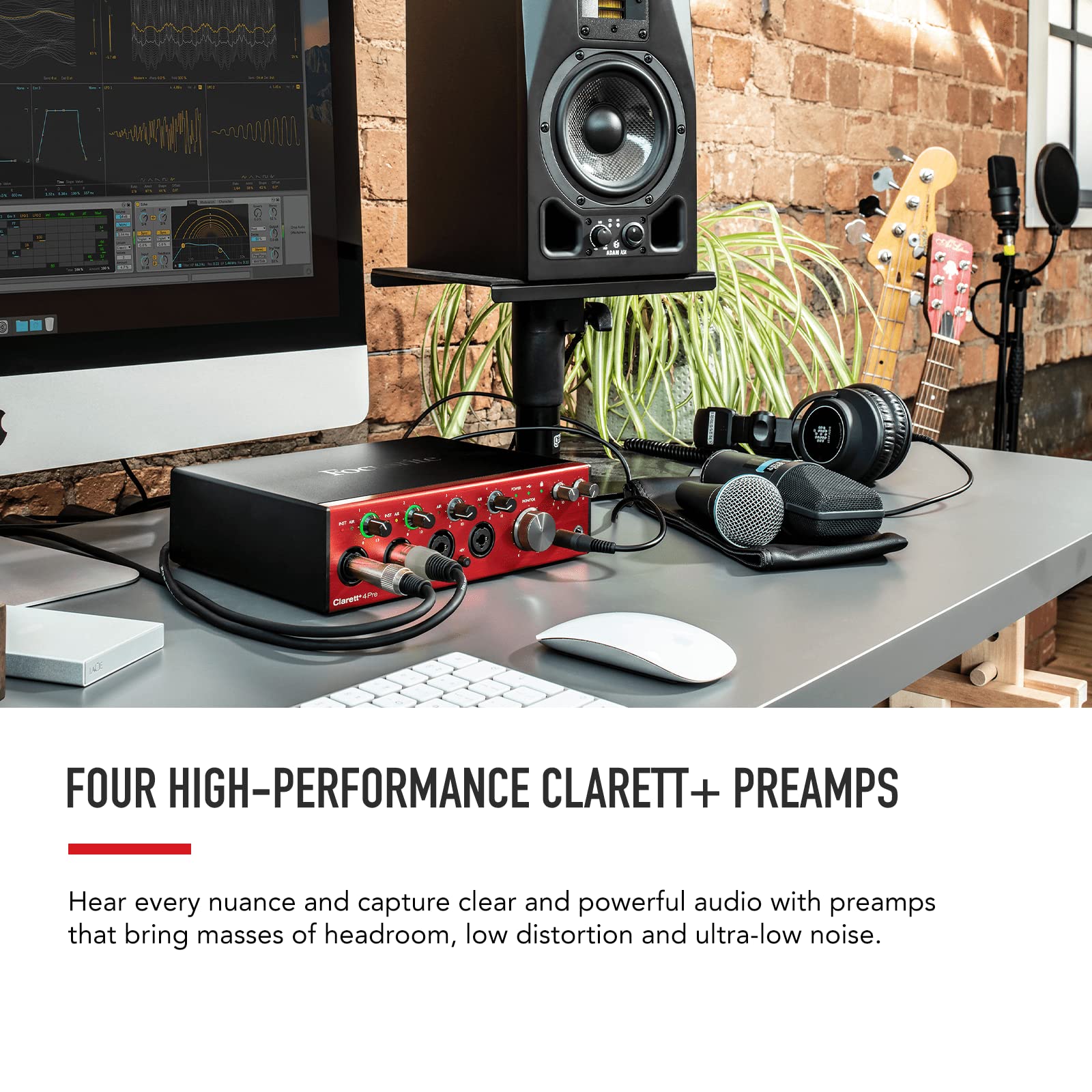 Focusrite Clarett+ 4Pre 18-In/8-Out USB-C Audio Interface