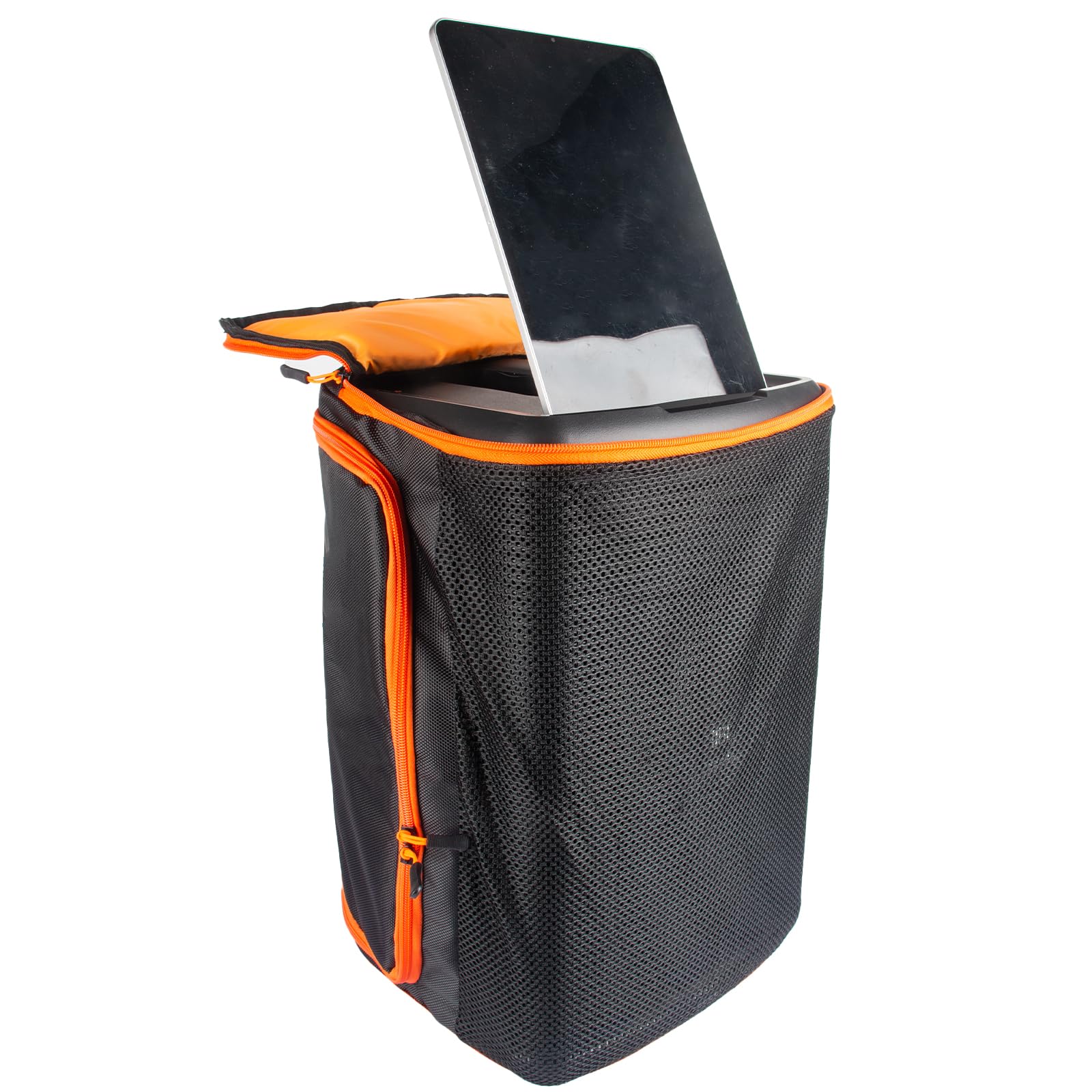 BXAXGX Protective Cover for EON ONE Compact Speaker Double-Layer Shield, Scratch-Resistant, Dust proof Shell, Breathable Mesh Sleeve, Custom Fit Speaker Jacket w/Storage Pocket (Nylon Cover)