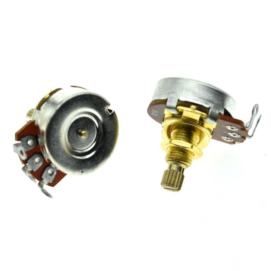 KAISH 2pcs Metric B25K Linear Taper Potentiometers for Guitars & Basses