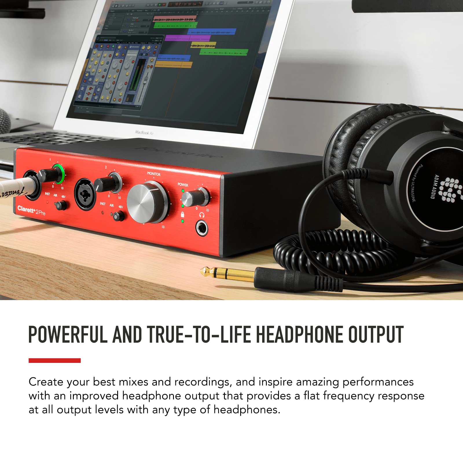 Focusrite Clarett+ 2Pre 10-In/4-Out USB-C Audio Interface