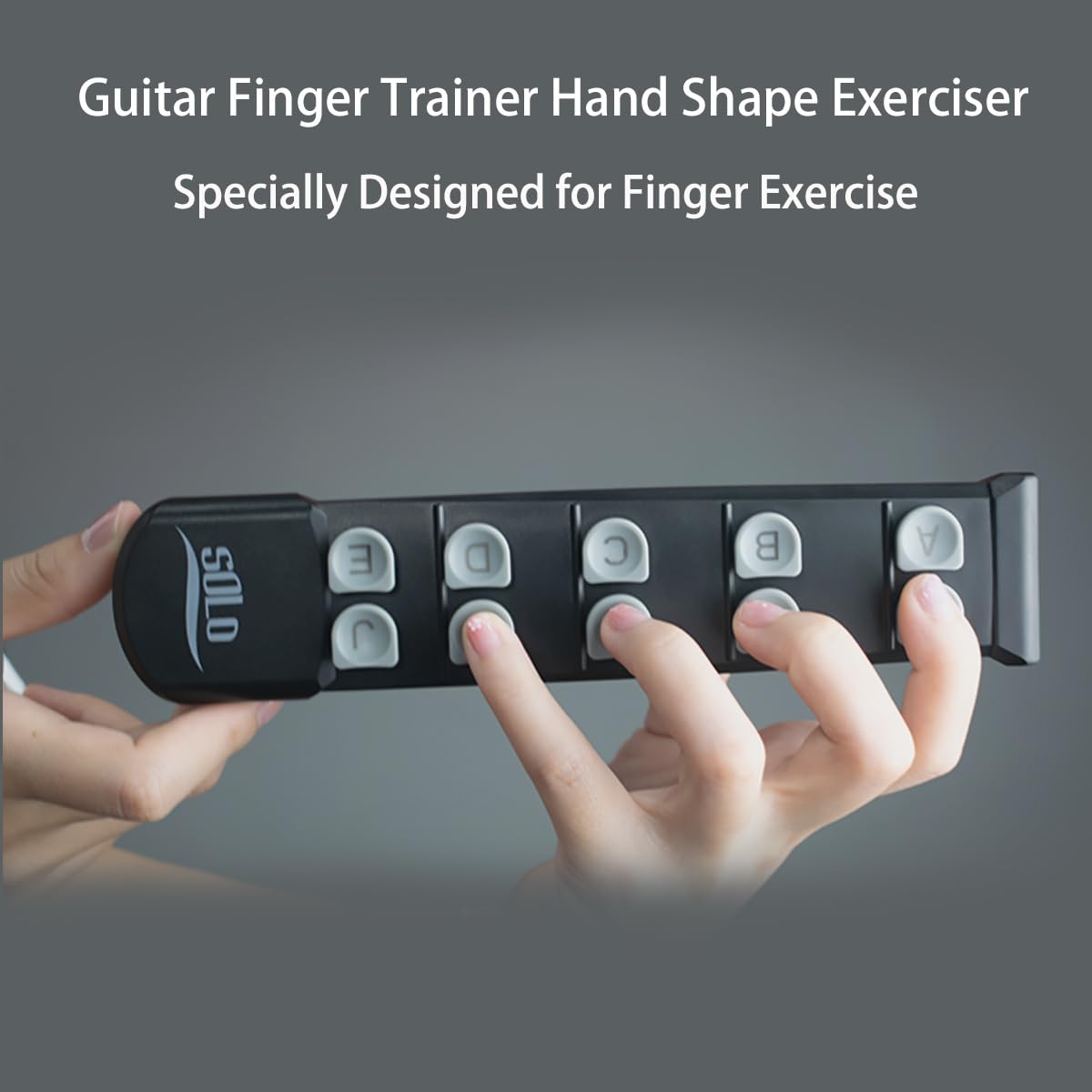 Guitar Finger Trainer Hand Shape Exerciser Teaching Aid Practice Tool Guitar Scale Assistant Improve Dexterity Develop Calluses