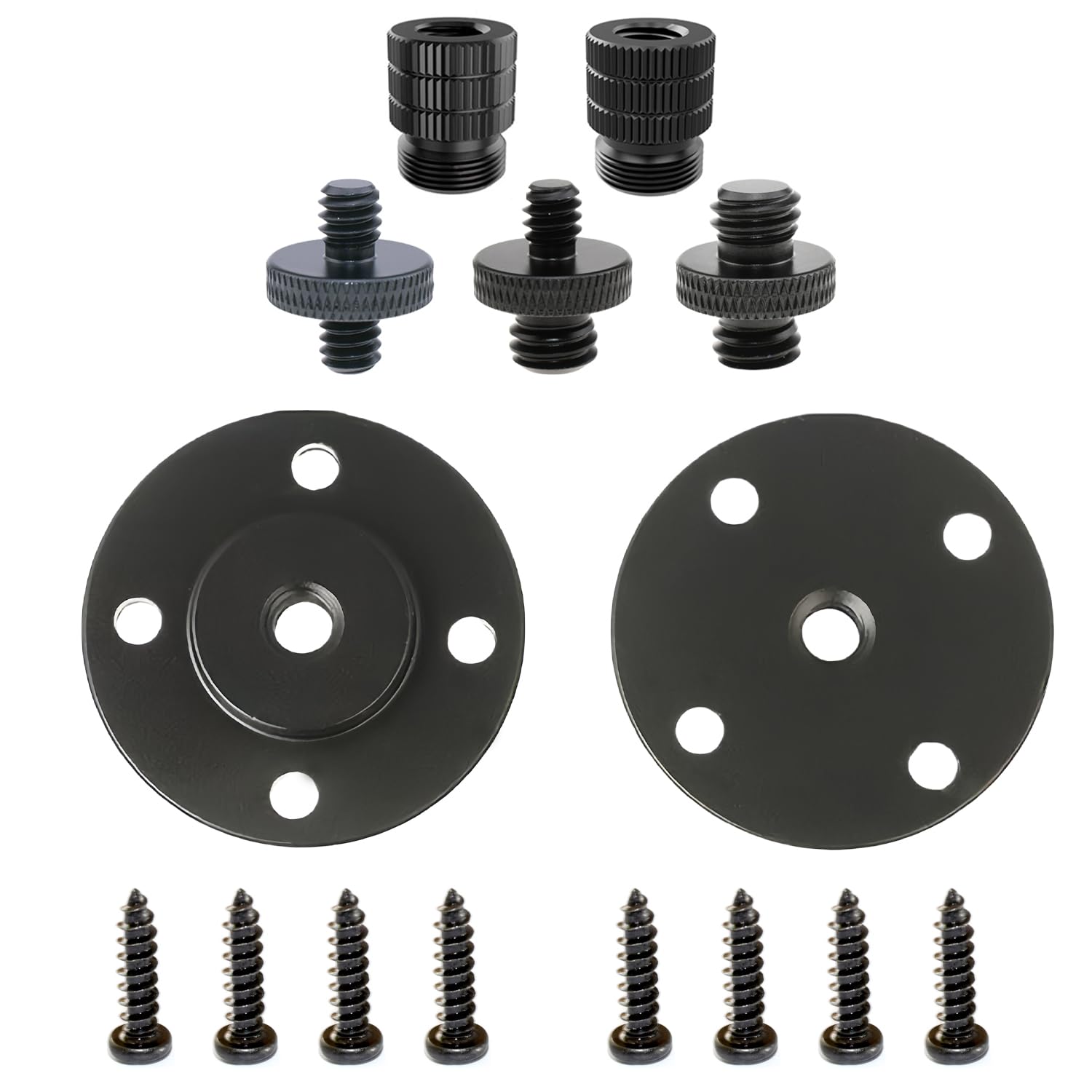 Homeet Desktop Microphone Flange Mount 1/4-20, 3/8-16, 5/8-27 Table Mounts
