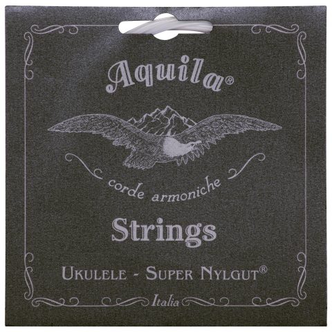 Aquila Super Nylgut AQ-103 Concert Ukulele Strings – High G – 1 Set of 4 – Synthetic Gut, Smooth Play, Stable Tuning, Durable & Precise