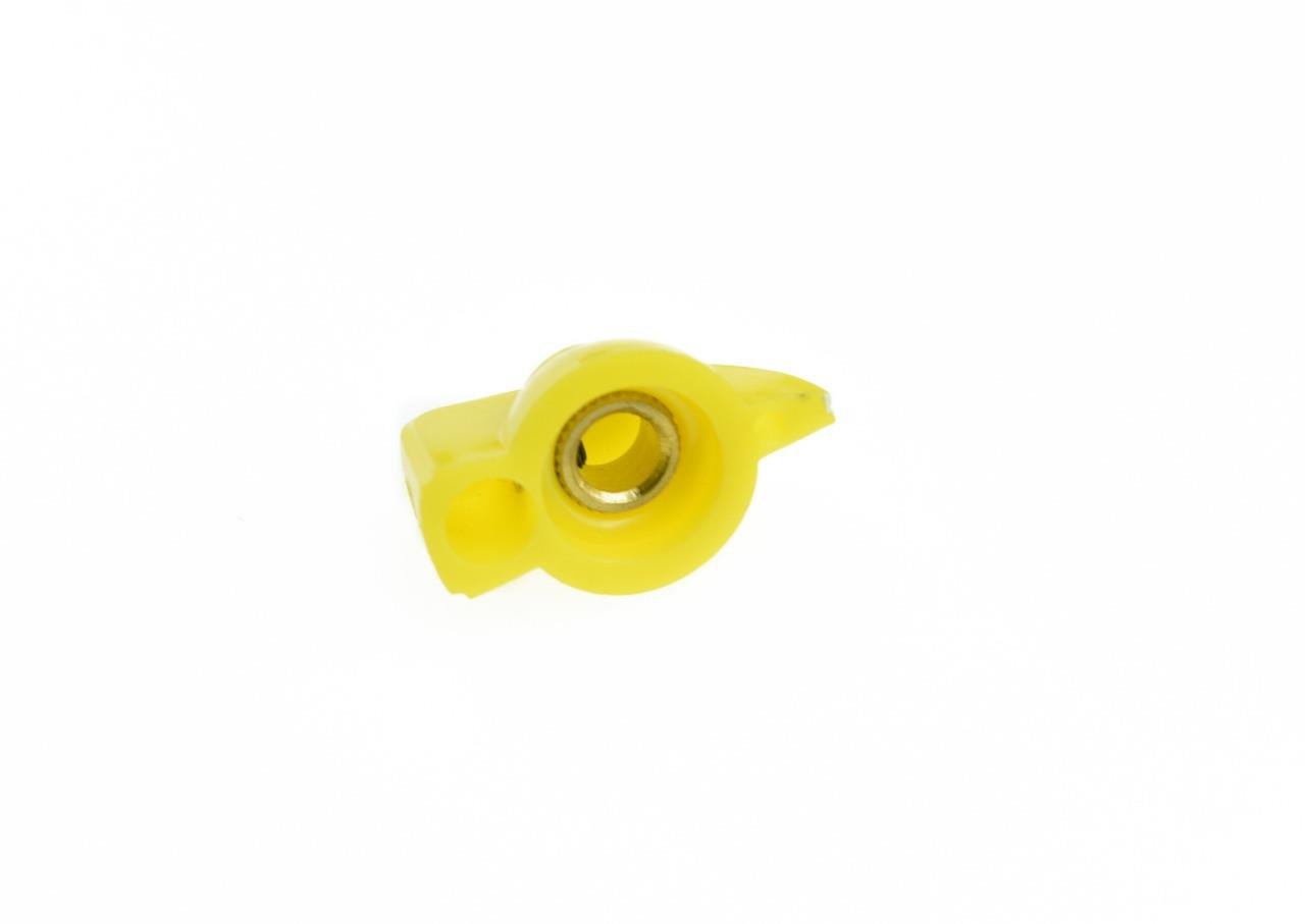 Dopro Pack of 12 Flat Top Guitar Chicken Head Knob AMP Effect pointer Knob Yellow