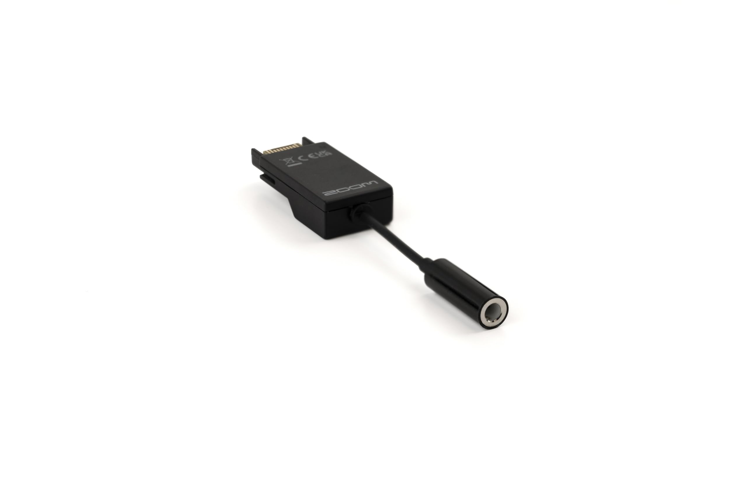 Zoom TCA-1 Timecode Adapter for Filmmakers, Compatible with H6studio, H5studio, H6essential, H4essential, H2essential & F3, Precision TCXO Generator with 3.5mm TRS I/O