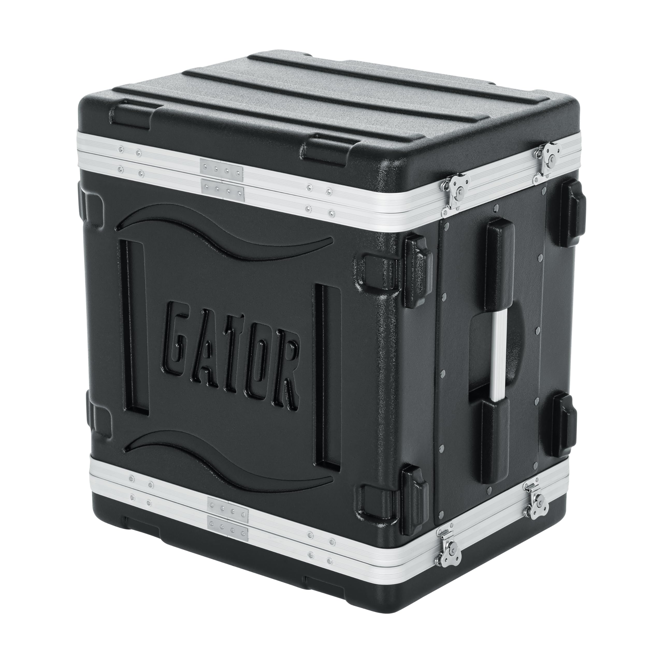 Gator Cases Lightweight Molded 8U Rack Case with Heavy Duty Latches; Standard 19.25″ depth, 8U (GR-8L)