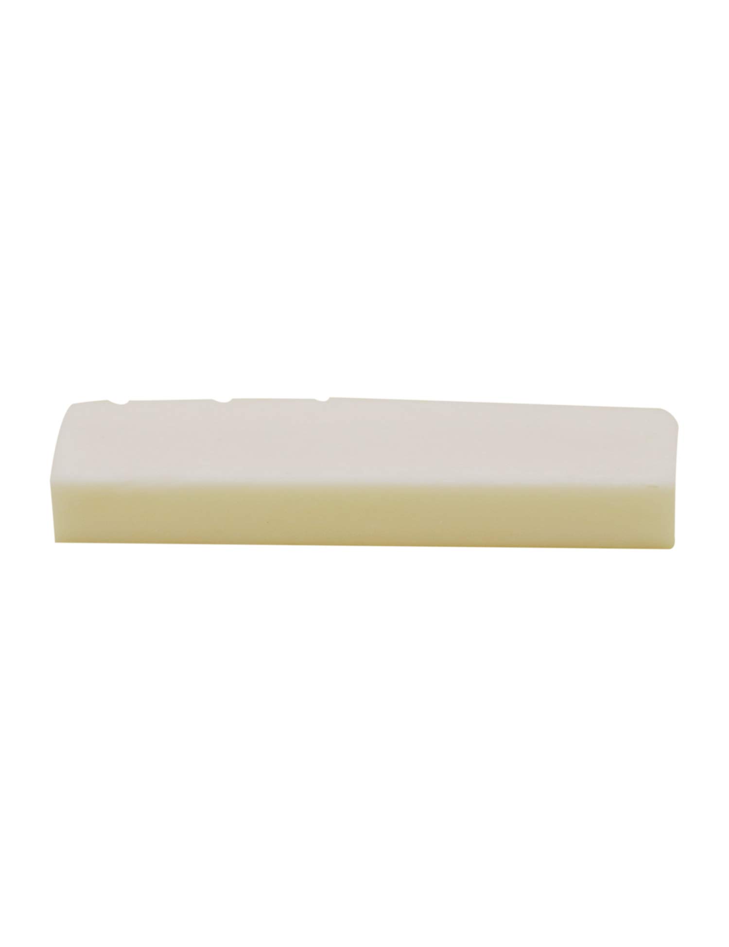 Metallor Bone Guitar Nut 6 String Pre-Slotted Top Nut 43mm x 9mm x 6mm White