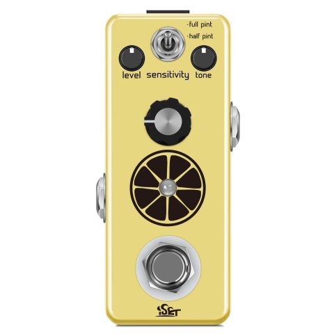 ISET Compressor Guitar Pedal Lemon Compress For Electric Guitar Bass True Bypass