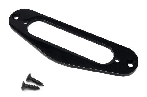 Vintage Forge Black Metal Single Coil Pickup Mounting Ring for Fender Telecaster Guitar PRT10-BLK