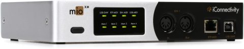 iConnectivity Interface with 4 in x 4 Out 5-pin DIN-MIDI Ports (mioXM)