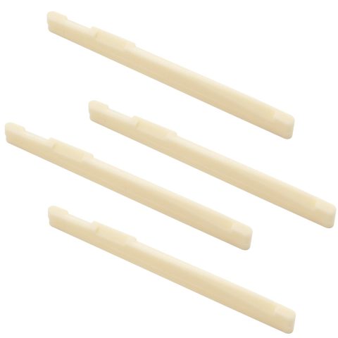 Litoexpe 4 Pcs Acoustic Guitar Bridge Saddles