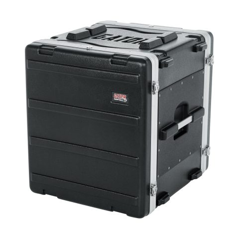 Gator Cases Lightweight Molded 12U Rack Case with Heavy Duty Latches, Standard 19.25″ Depth (GR-12L)