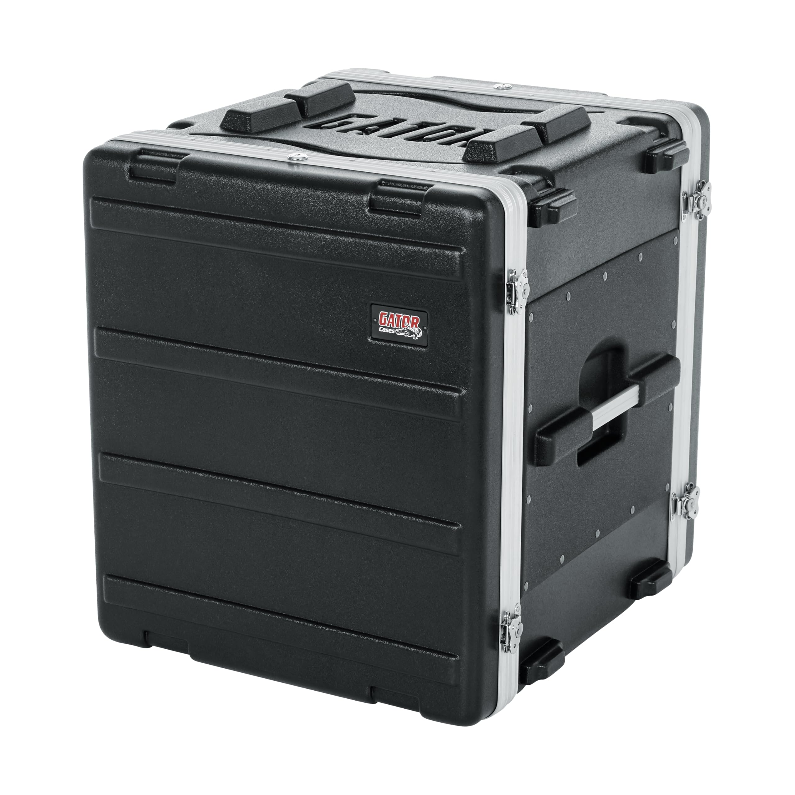 Gator Cases Lightweight Molded 12U Rack Case with Heavy Duty Latches, Standard 19.25″ Depth (GR-12L)