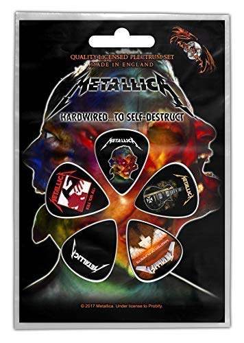 Metallica Pack of 5 Plectrums (Ro)