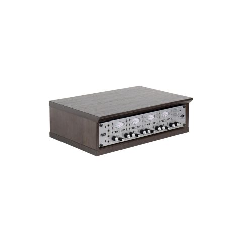Gator Frameworks Elite Furniture Series 2U Wood Desktop Studio Rack in Dark Walnut Brown Finish (GFW-ELITERK-2U-BRN)