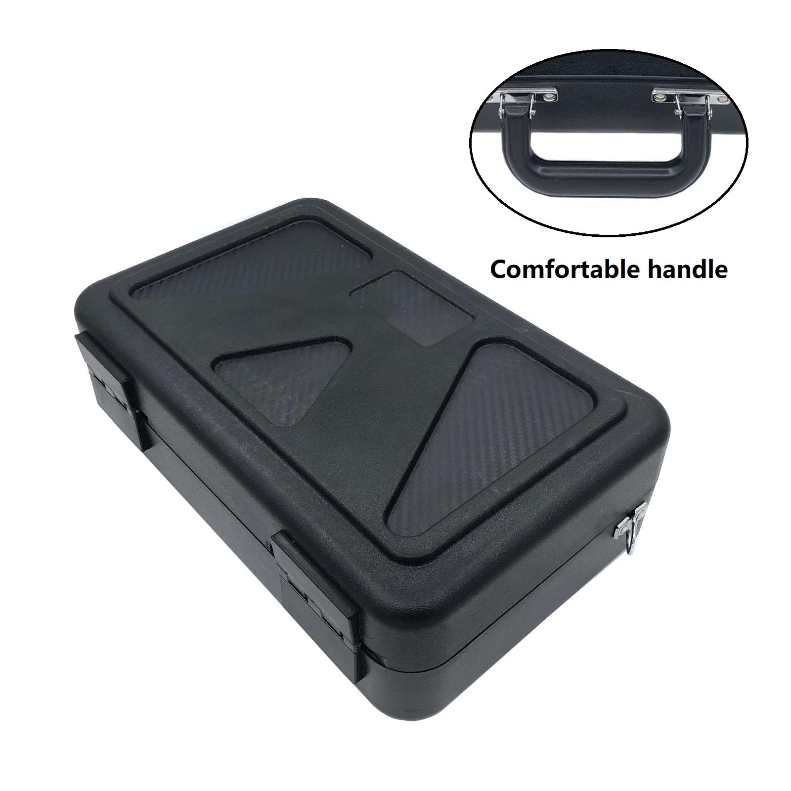 TUOREN Clarinet Case Sturdy ABS Plastic Portable Protective Storage Bag Box for Clarinet Players