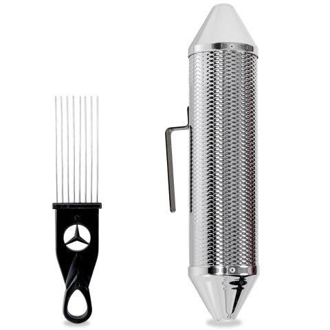 Eavnbaek 15″ 3″ Stainless Steel Guiro Shaker with Scraper for Adults