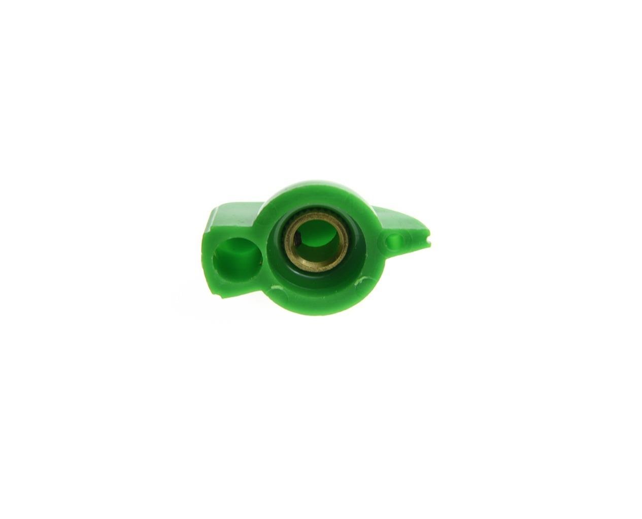 Dopro Pack of 12 Flat Top Guitar Chicken Head Knob AMP Effect pointer Knob Green