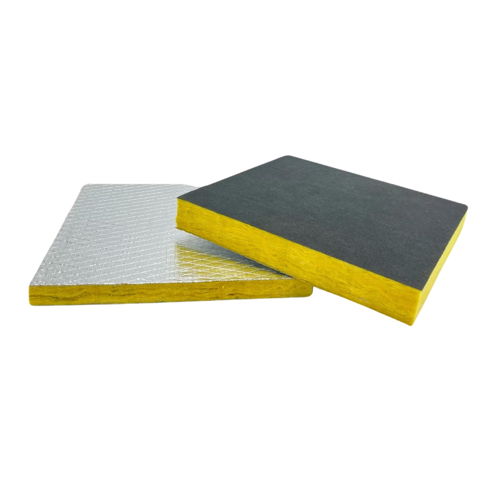F&L R4 Fiberglass Board Acoustic Insulation Panels – 1″ to 2″ Thick, 24″x24″ and 24″x48″ – Thermal Soundproofing for Walls, Ceilings, Studios & HVAC Duct Applications (1in x 24in x 24in)