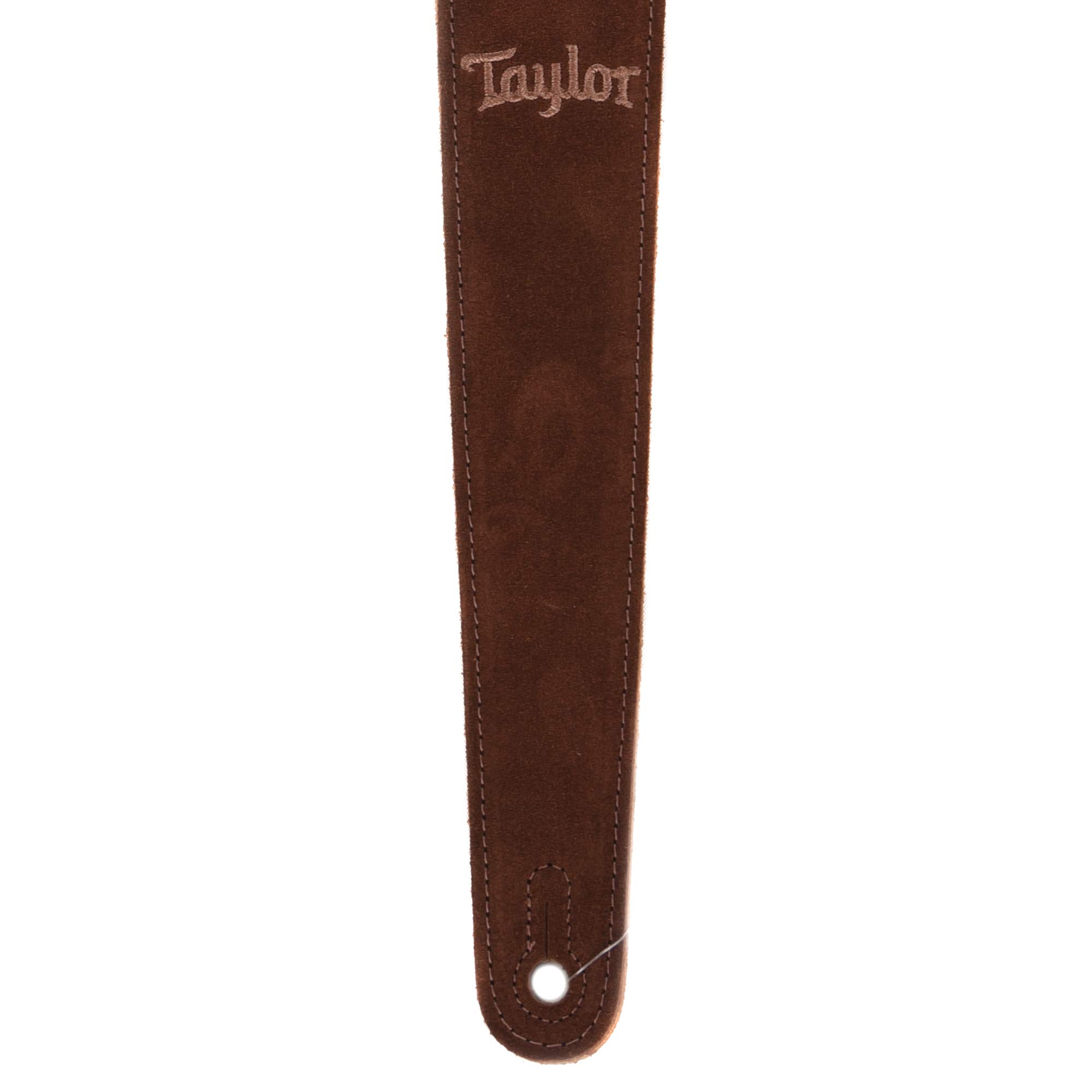 Taylor Embroidered Suede 2.5-inch Guitar Strap – Chocolate